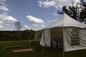 A reception tent
