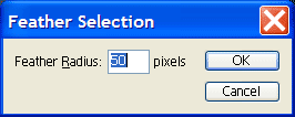 Feather Selection dialog